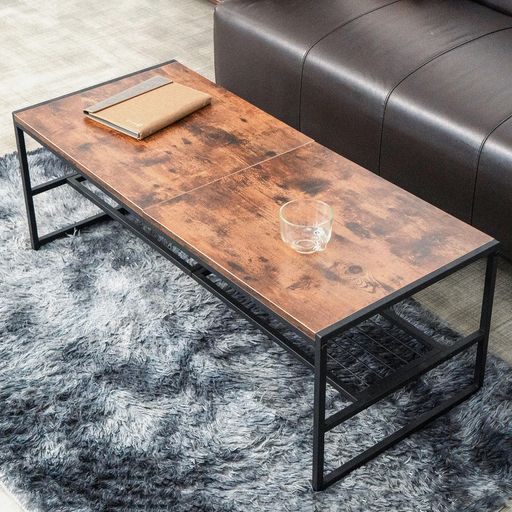 JUPEAローテーブル収納付き103*45*37cmセンターテーブルリビングテーブルコーヒーテーブルちゃぶ台おしゃれ一人暮らし低い(幅103CM)