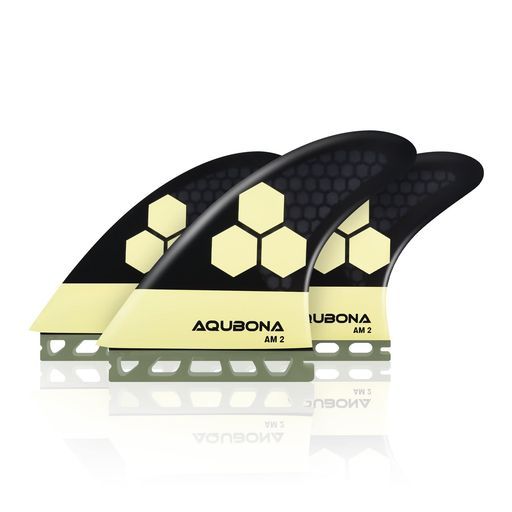 サーフボードシングルフィン対応3枚セットサイズカーボンサーフィンスラスタsurfingfins/AM2/LARGE/MEDIUM(ブラックAM2)
