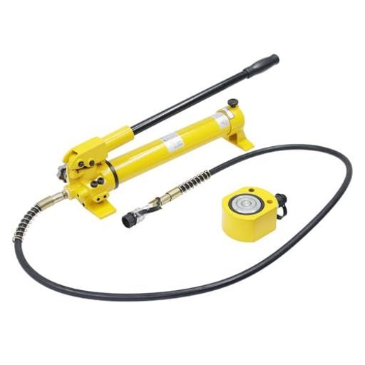 INTBUYING油圧ジャッキボトルジャッキ小型揚力30トン手動ポンプ付き狭い場所建築機械災害救援