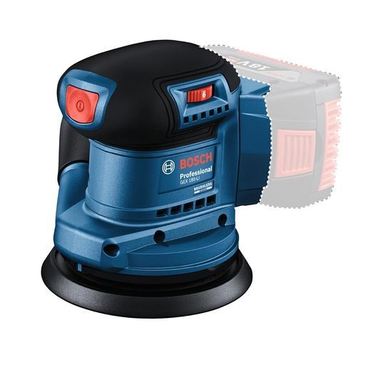 BoschProfessional(ボッシュ)吸じんランダムアクションサンダーGEX185-LI電動サンダー研磨工具・車磨き・ポリッシャー・油膜・うろこ取り・鏡面磨き・木工研削・艶出し・傷補修