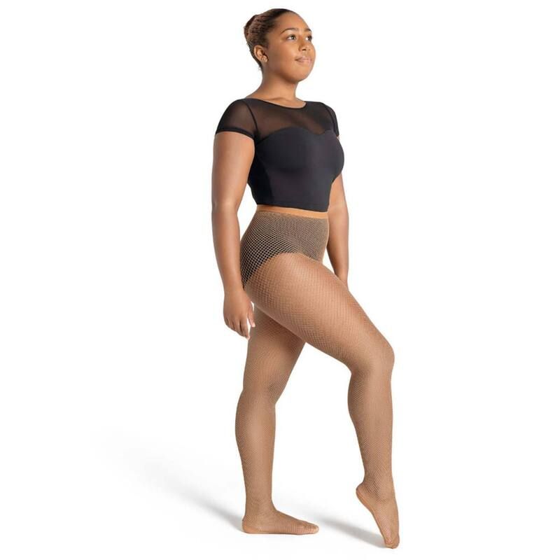 カペジオ レディース アンダーウェア 靴下 Capezio Professional Fishnet Seamless Tightoffee
