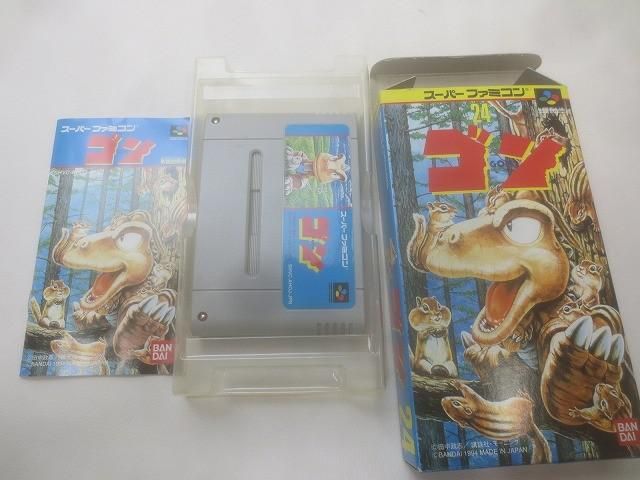 ゲーム スーパーファミコン ソフト ゴン 箱 説明書付き 中古品 - メルカリ