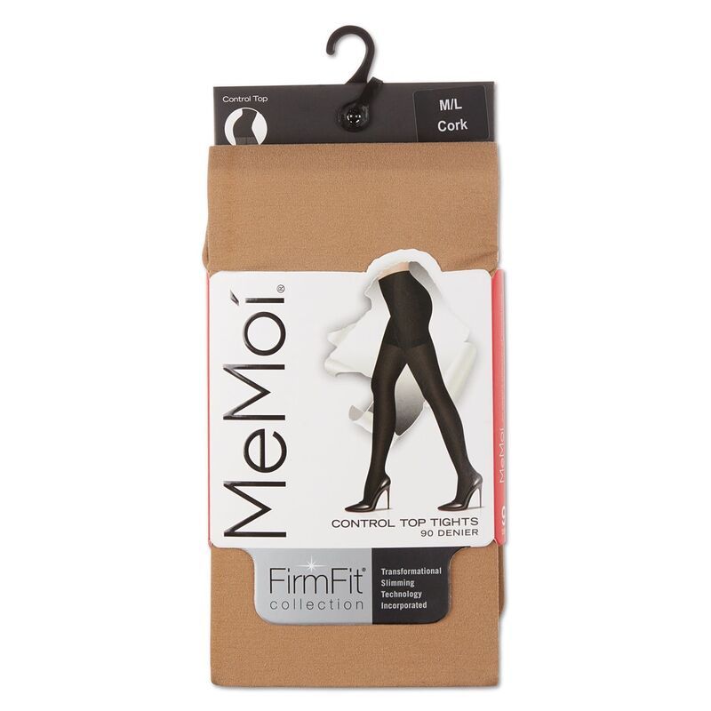 メモイ レディース アンダーウェア 靴下 MeMoi FirmFit Warm Control Top Tights Cork