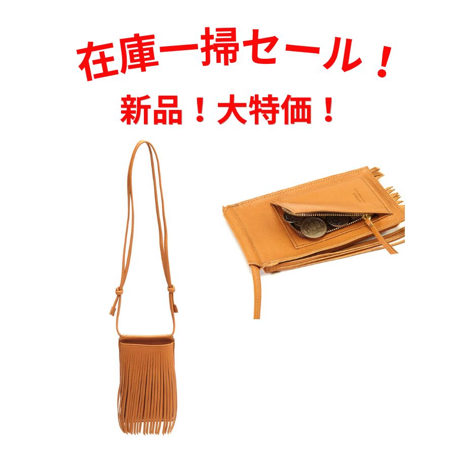 スロウ Fringe neck pouch L ショルダーバッグ