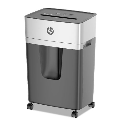 HP電動シュレッダー業務用家庭用(20L/2-5人用)静音コンパクト/微細断2x12mmマイクロカット8枚同時細断(リモートワーク/30分連続運転/エアクーリングシステム/在宅勤務/オフィス)