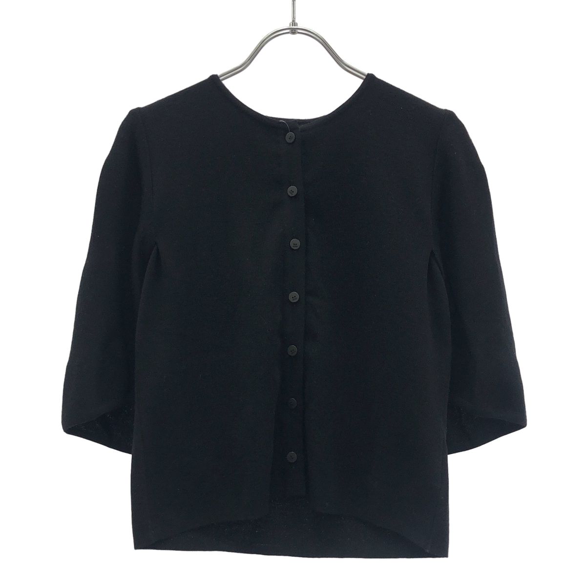 FOXEY フォクシー ケープカーディガン 43012-KAJ00607TM ブラック 38