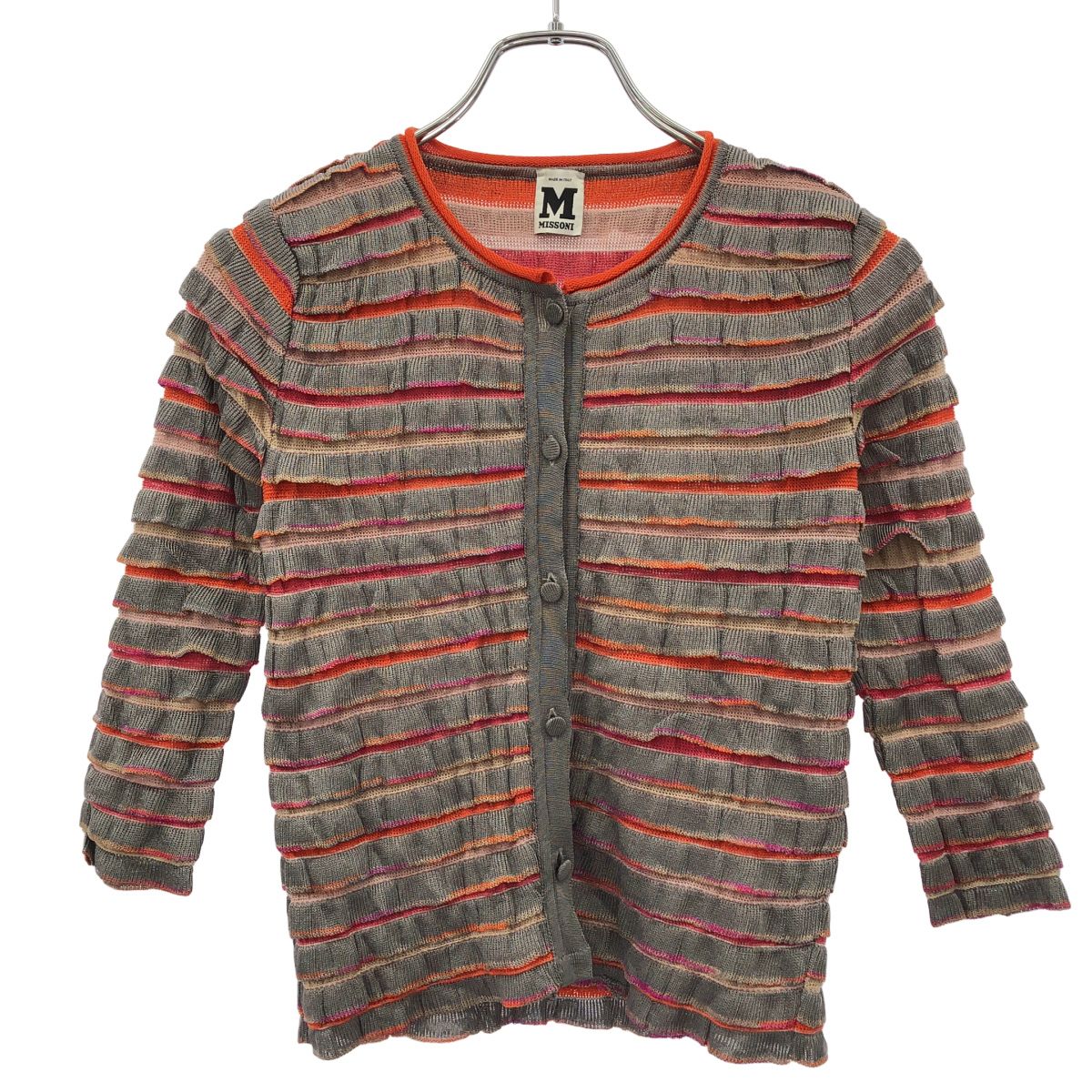 M MISSONI エム ミッソーニ カーディガン DA9Q4J0-MM0930 ミックス 38