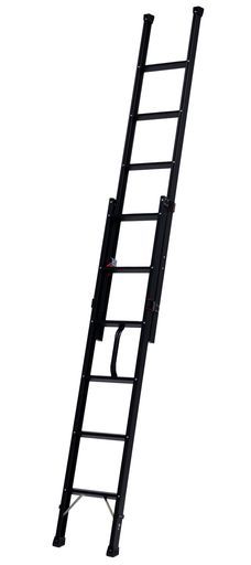 アルインコ(ALINCO)アルミハンディロック式2連はしご3.4mブラック耐荷重100kg軽量伸縮掃除お庭お手入れ日曜大工ANP34B