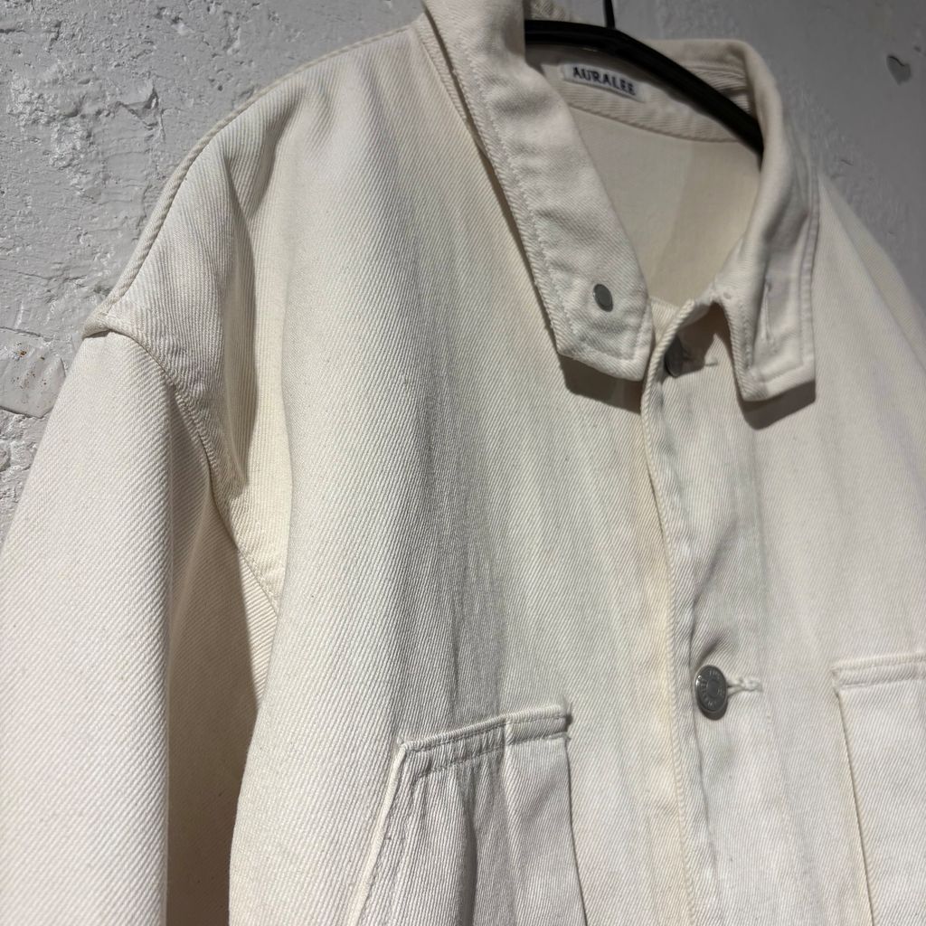 AURALEE オーラリー 20SS HARD TWIST DENIM BLOUZON デニムジャケット