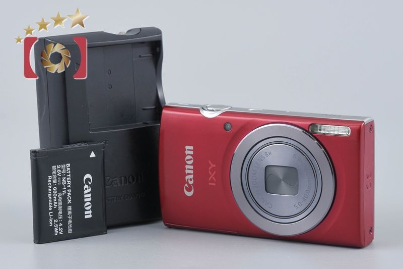 Canon IXY 150 レッド コンパクトデジタルカメラ 本体 現状品/M959
