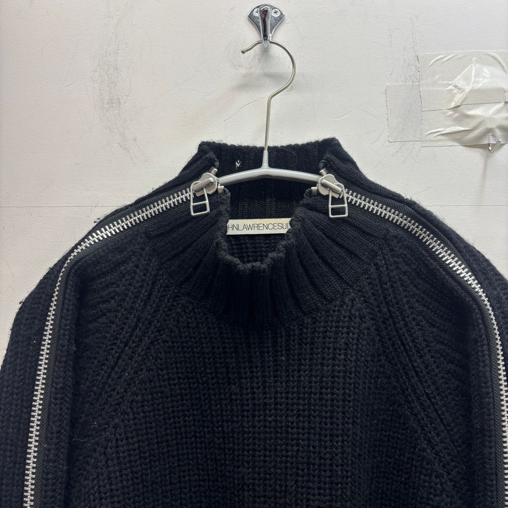 JOHN LAWRENCE SULLIVAN ジョンローレンスサリバン 21SS ZIPPED KNIT