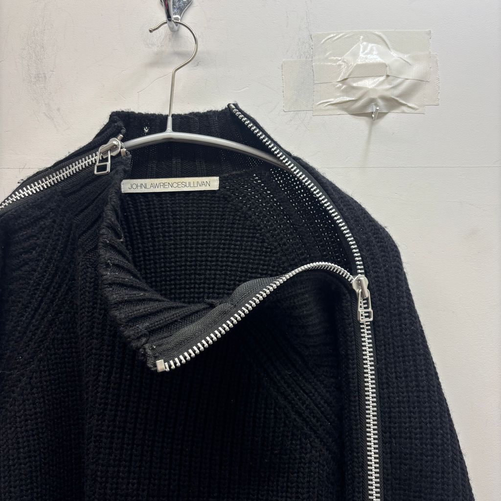 JOHN LAWRENCE SULLIVAN ジョンローレンスサリバン 21SS ZIPPED KNIT