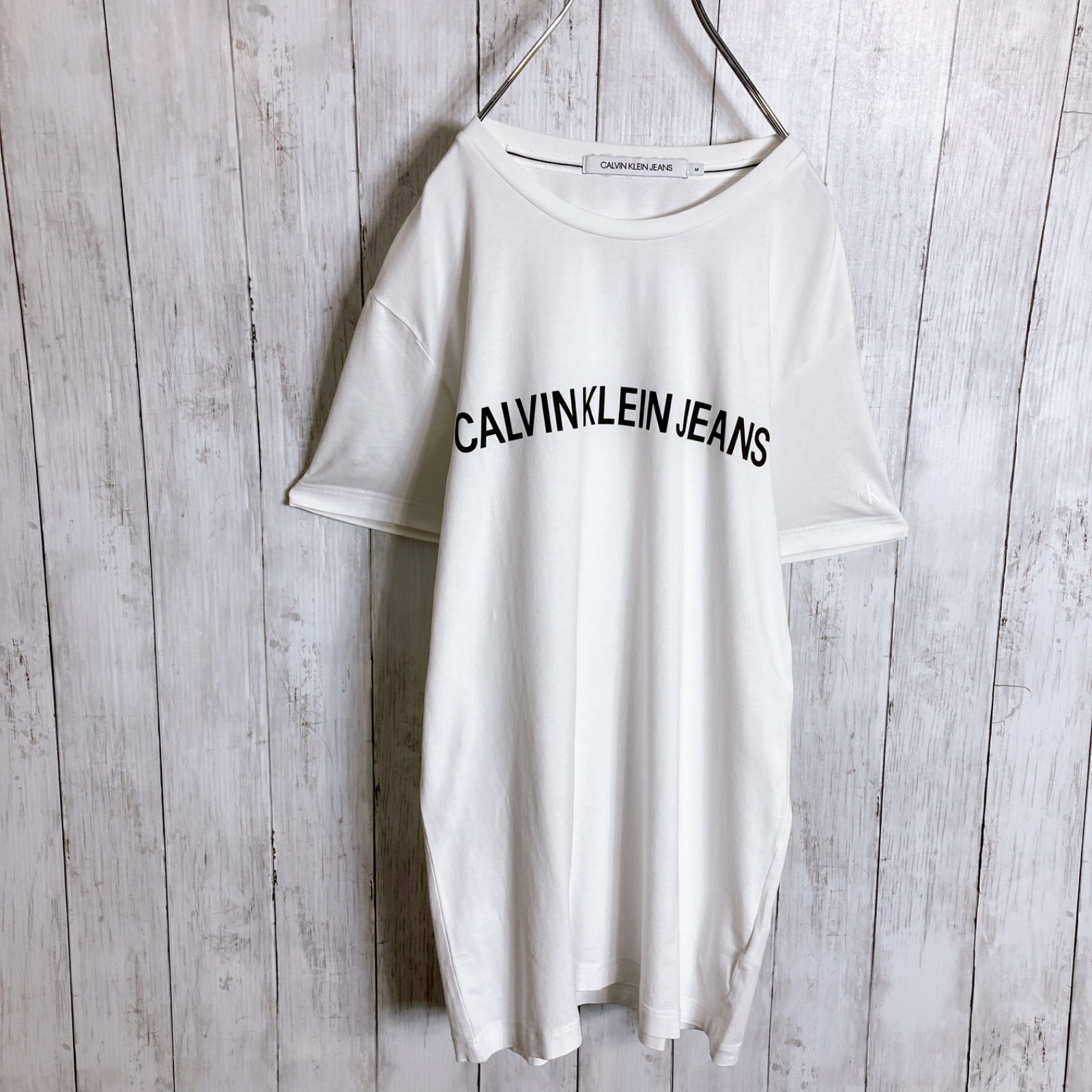 国内正規品】カルバンクライン Calvin Klein JEANS ホワイト 半袖T 