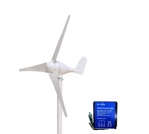SAYAENERUGI小型風力発電機300ワット3ブレード12V/24Vコントローラ付き風力発電機キット