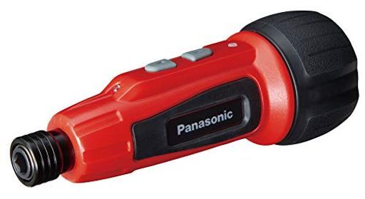 パナソニック(Panasonic)USB充電ミニドライバー3.7VミニックminiQu内蔵電池850mAh本体・USB充電ケーブル・ビット5本セットEZ7412S-Rレッド