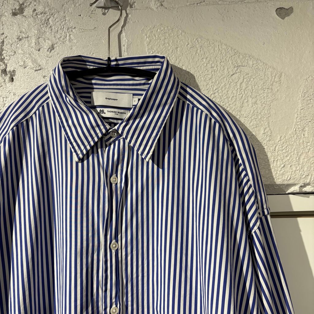 Graphpaper × Thomas Mason グラフペーパー × トーマスメイソン stripe Graphpaper × Thomas Mason グラフペーパー × トーマスメイソン stripe