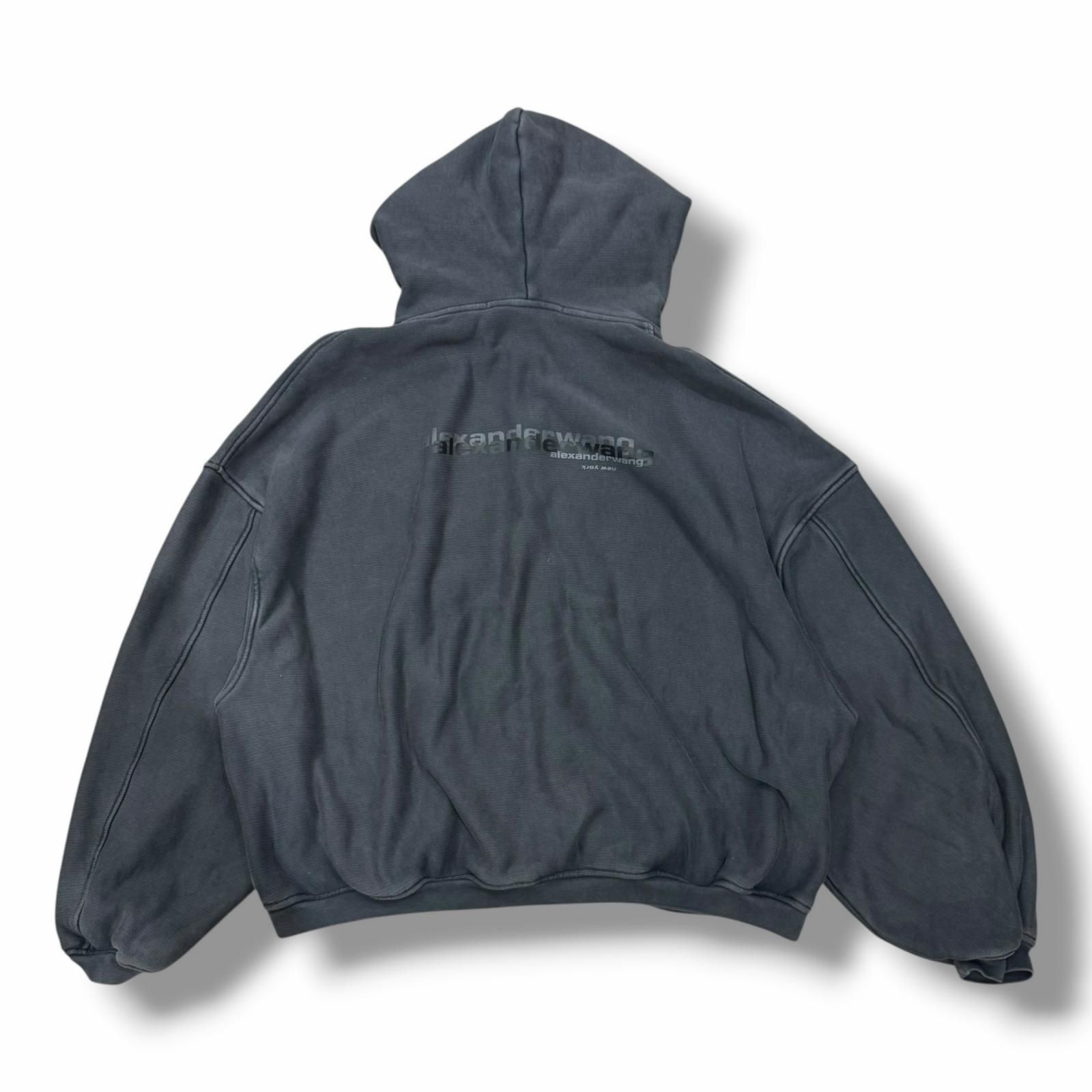 国内正規 Alexander Wang ZIP UP HOODIE GRAPHIC LOGO グラフィック