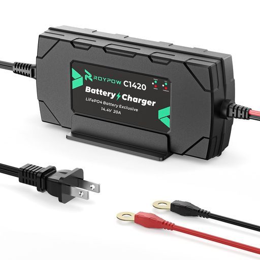 RoyPow14.6V20A|0Vバッテリー活性化・LEDインジケーター搭載・多重保護機能・軽量設計インバーター