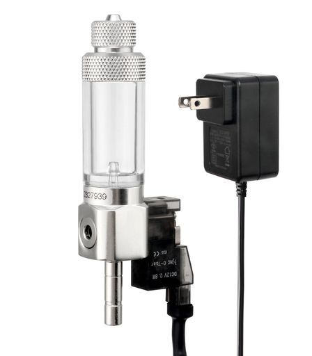 ClsceaクレシーBCP200S-JP水槽水草用CO2電磁弁バブルカウンター電気弁一体型ワンタッチ継手(逆流防止機能付き)