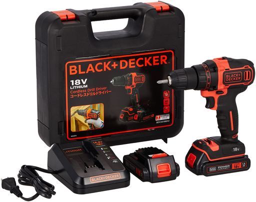 ブラックアンドデッカー(BLACK+DECKER)コードレスドリルドライバーDIY 