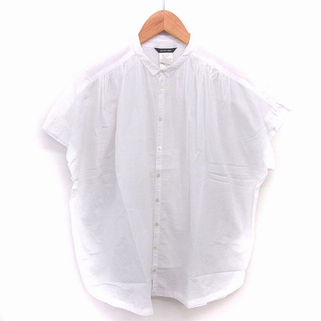 パドカレ pas de calais シャツ ブラウス ゆったり 綿 コットン 透け感 パドカレ pas de calais シャツ ブラウス ゆったり 綿 コットン 透け感