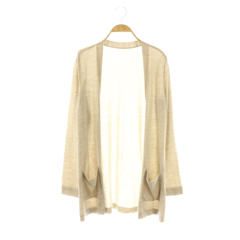 フォクシー FOXEY Airy Long カーディガン ニット ベージュ 35496 /DF