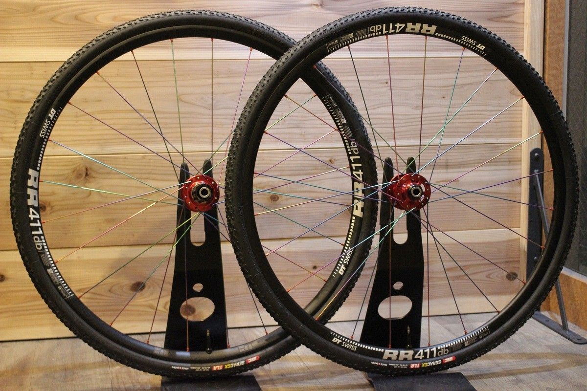 DT SWISS RR411 DB リム クリスキング CHRIS KING R45 DISC ハブ