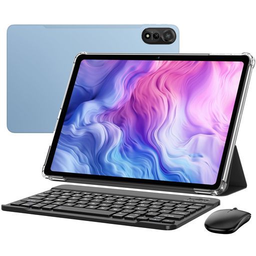【タブレット12インチ2KFHD大画面】Blackviewアンドロイド15タブレットPC2000*1200解像度、24GB+128GB+2TB拡張、9000mAh+PD18W急速充電、8コアCPUT615Widevine