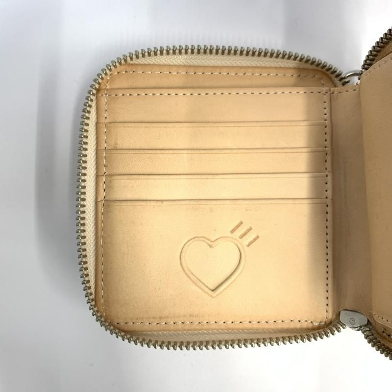 中古】Human made Human made 二つ折り財布 ベージュ ヒューマンメイド