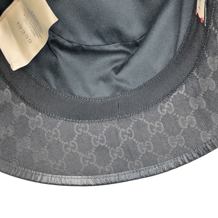GUCCI ハット　GGマーク　M GUCCI グッチ GGマーモント バケットハット 576587 4HG53 1060 GG