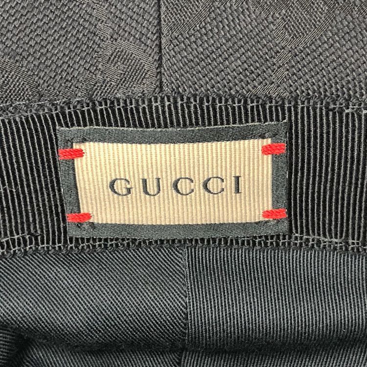 GUCCI ハット　GGマーク　M GUCCI（グッチ） GGキャンパス フェドラハット バケットハット