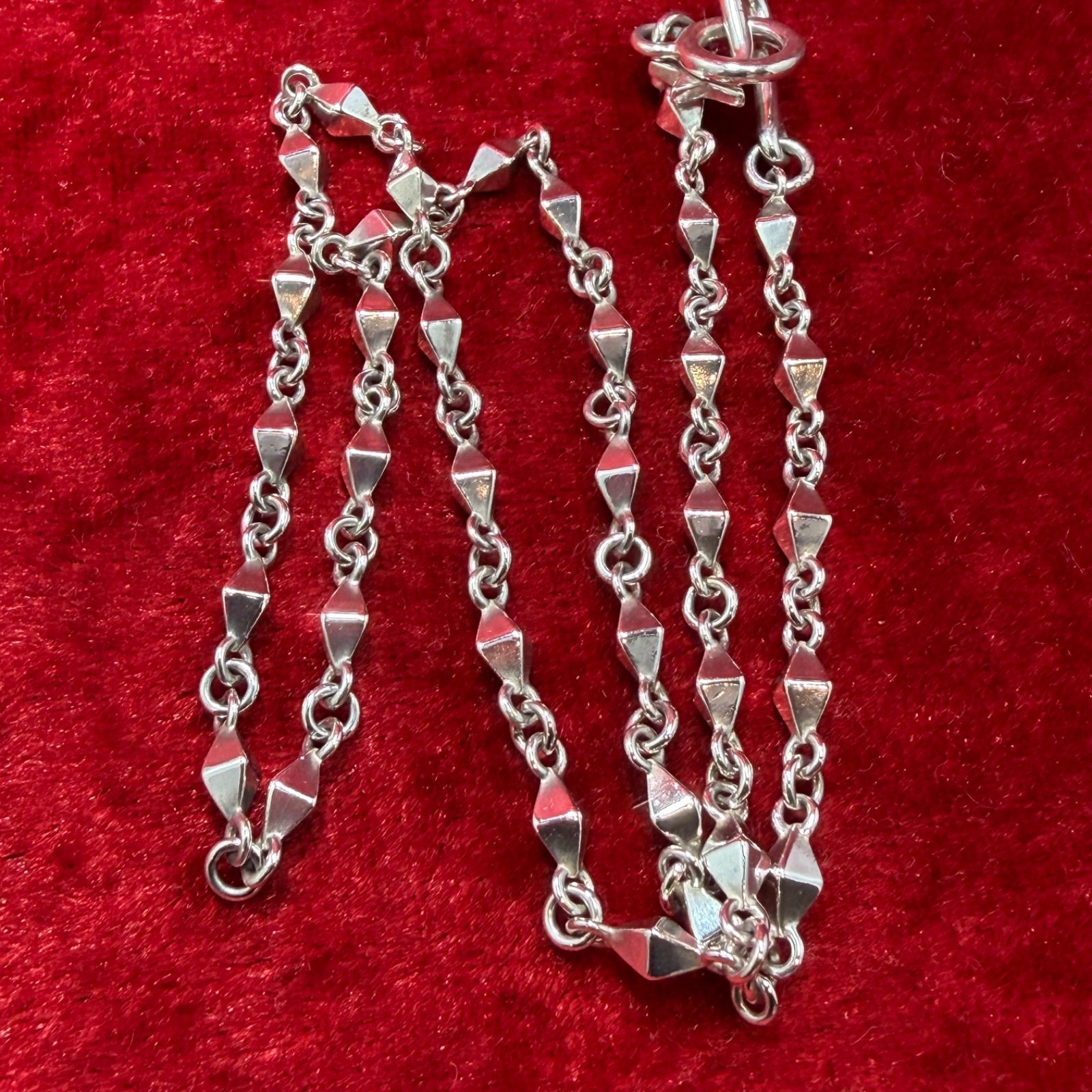 美品ネックレス CURIO 40cmx13.5g ジャスティンデイビス/Justin Davis 