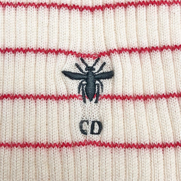 Christian Dior クリスチャン ディオール BEE刺繡 カシミヤ ハイネック
