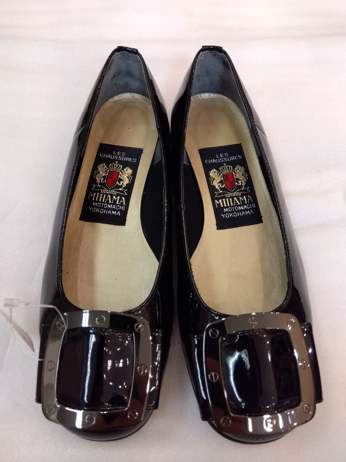 M17 ミハマ MIHAMA 【美品】エナメルフラットシューズ 小さいサイズ