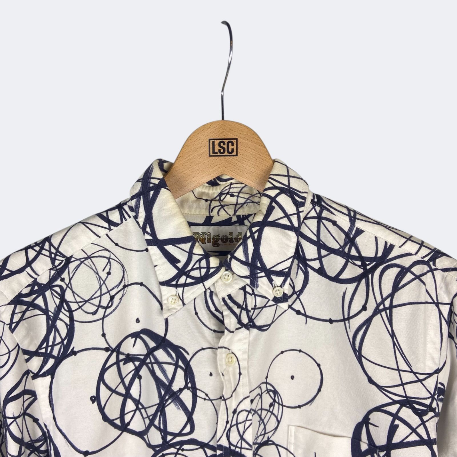 NIGOLD by UNITED ARROWS × FUTURA オックスフォードシャツ ニゴールド