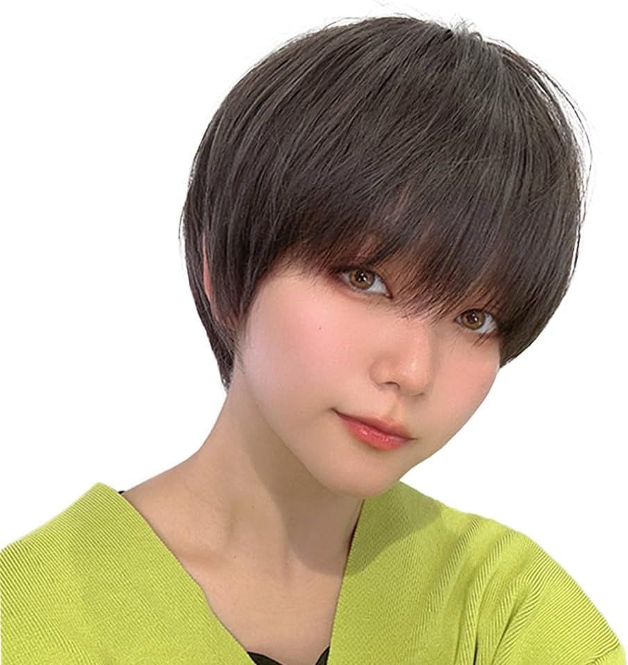 アクアドールフルウィッグ AQUADOLL(アクアドール)] ウィッグ ショート フルウィッグ プリン 黒髪