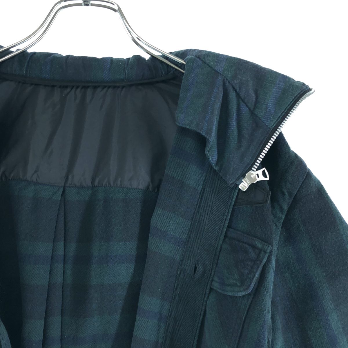 sacai / サカイ | 2024AW | Gonz Multi Patch Plaid Hoodie チェック