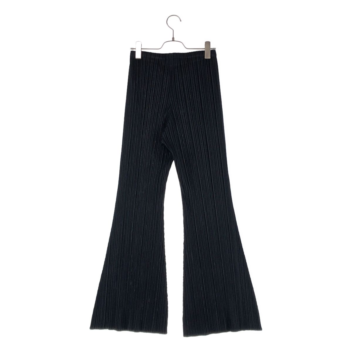 【美品】ISSEY MIYAKE プリーツプリーズ ワイドパンツ ブラック 美品】 PLEATS PLEASE ISSEY MIYAKE / プリーツプリーズイッセイミヤケ