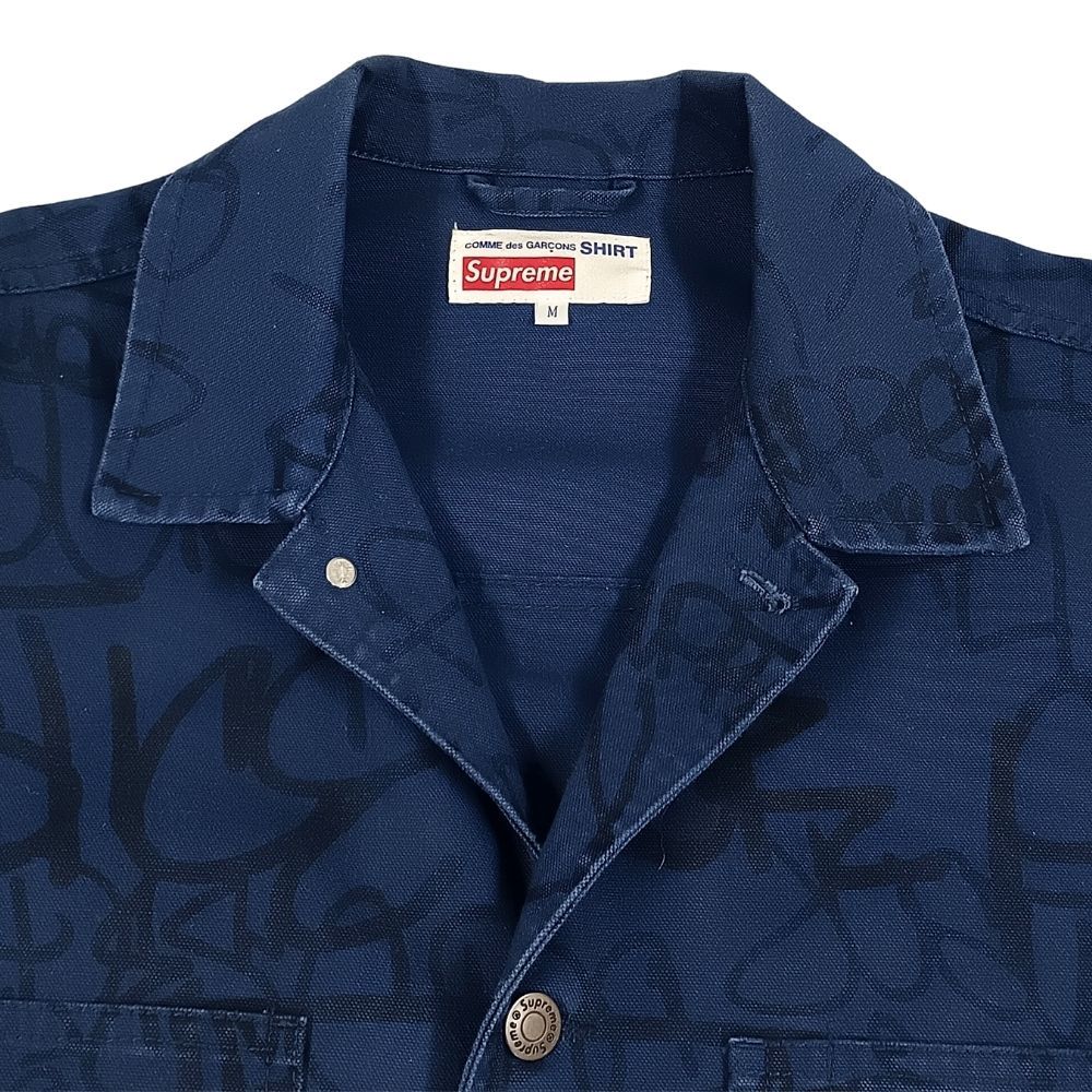 SUPREME シュプリーム × COMME des GARCONS SHIRT Printed Canvas