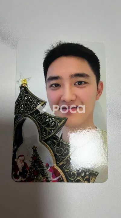 EXO D.O パーティトレカK-POP グッズセット サイン入り写真付き D.O ディオ EXO ドギョンス ラミネート トレカ 5枚セット 写真 韓流