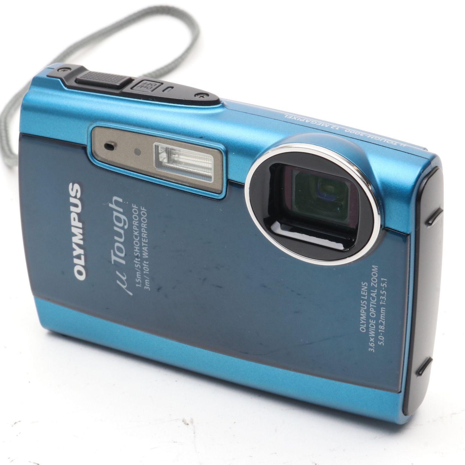 OLYMPUS μ TOUGH-3000 ブルー デジタルカメラ - メルカリ OLYMPUS μ TOUGH-3000 ブルー デジタルカメラ - メルカリ