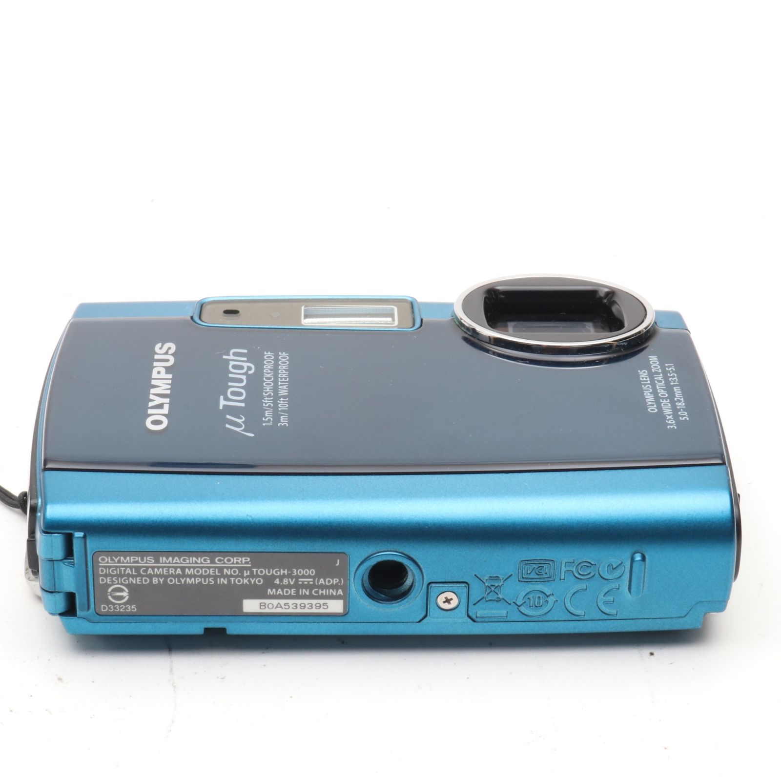 ■美品■ オリンパス　OLYMPUS μ TOUGH-3000 【防水・ブルー】 OLYMPUS デジタルカメラ μ TOUGH-3000