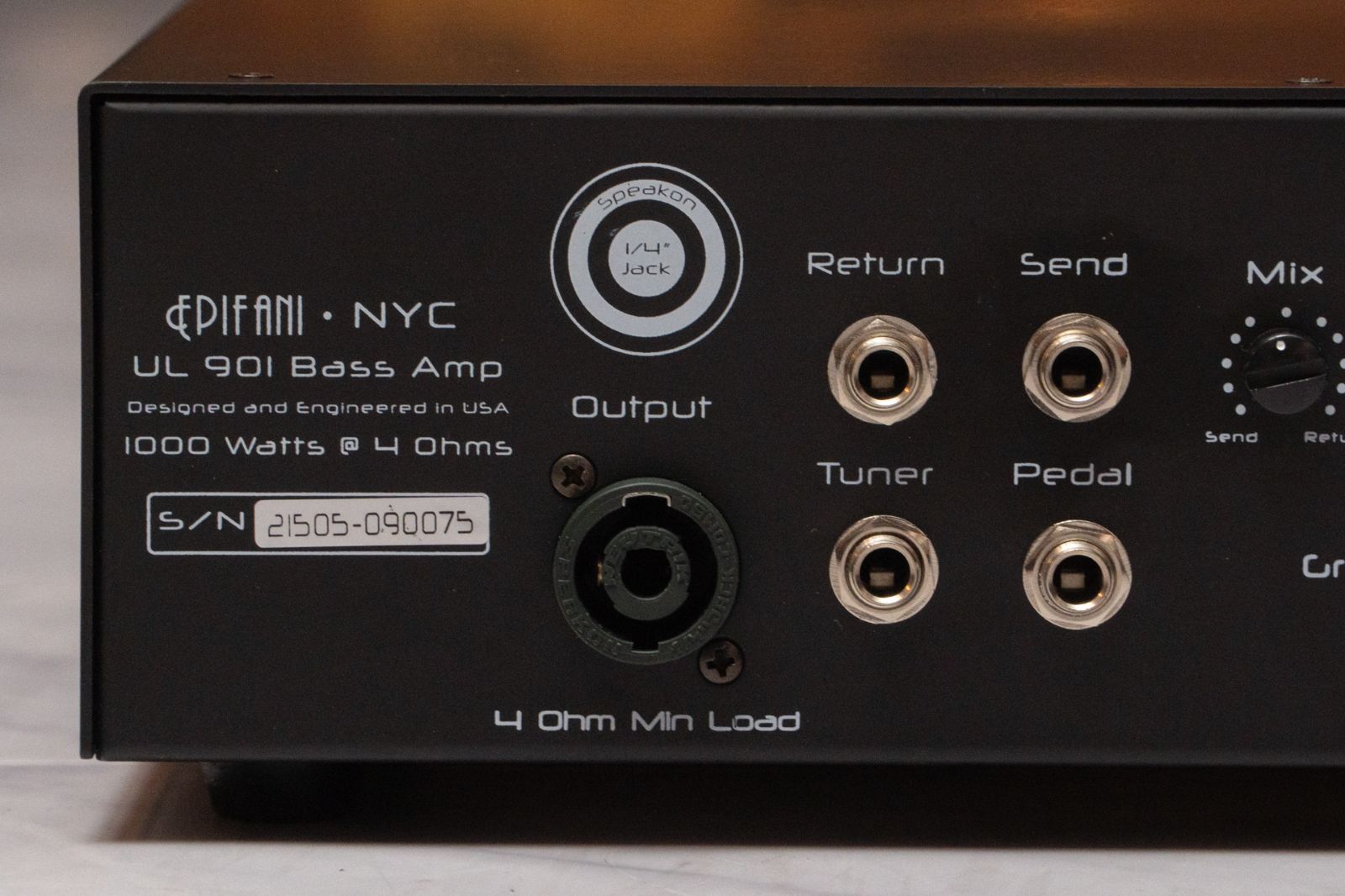【used】Epifani / UL901 Bass Amp 1000W 4Ω【GIB横浜】アンプ 【used】Epifani / UL901 Bass Amp 1000W 4Ω【GIB横浜】アンプ