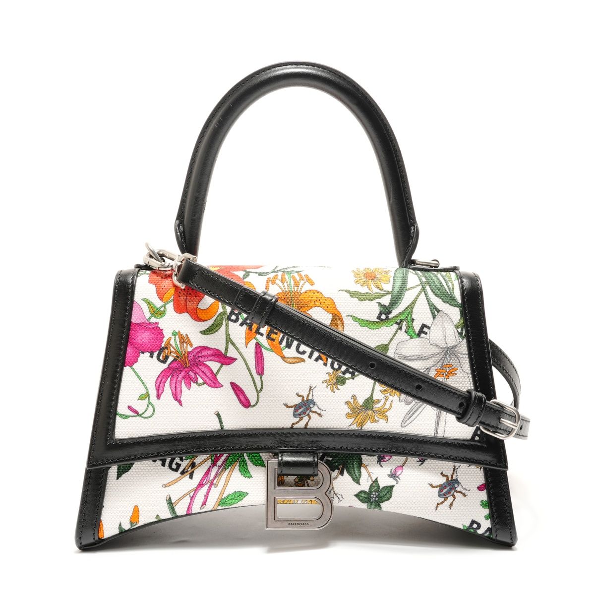 バレンシアガ BALENCIAGA クラッシュ L フローラル ショルダーバッグ【中古】 BALENCIAGA バレンシアガ ショルダーバッグ ハッカープロジェクト