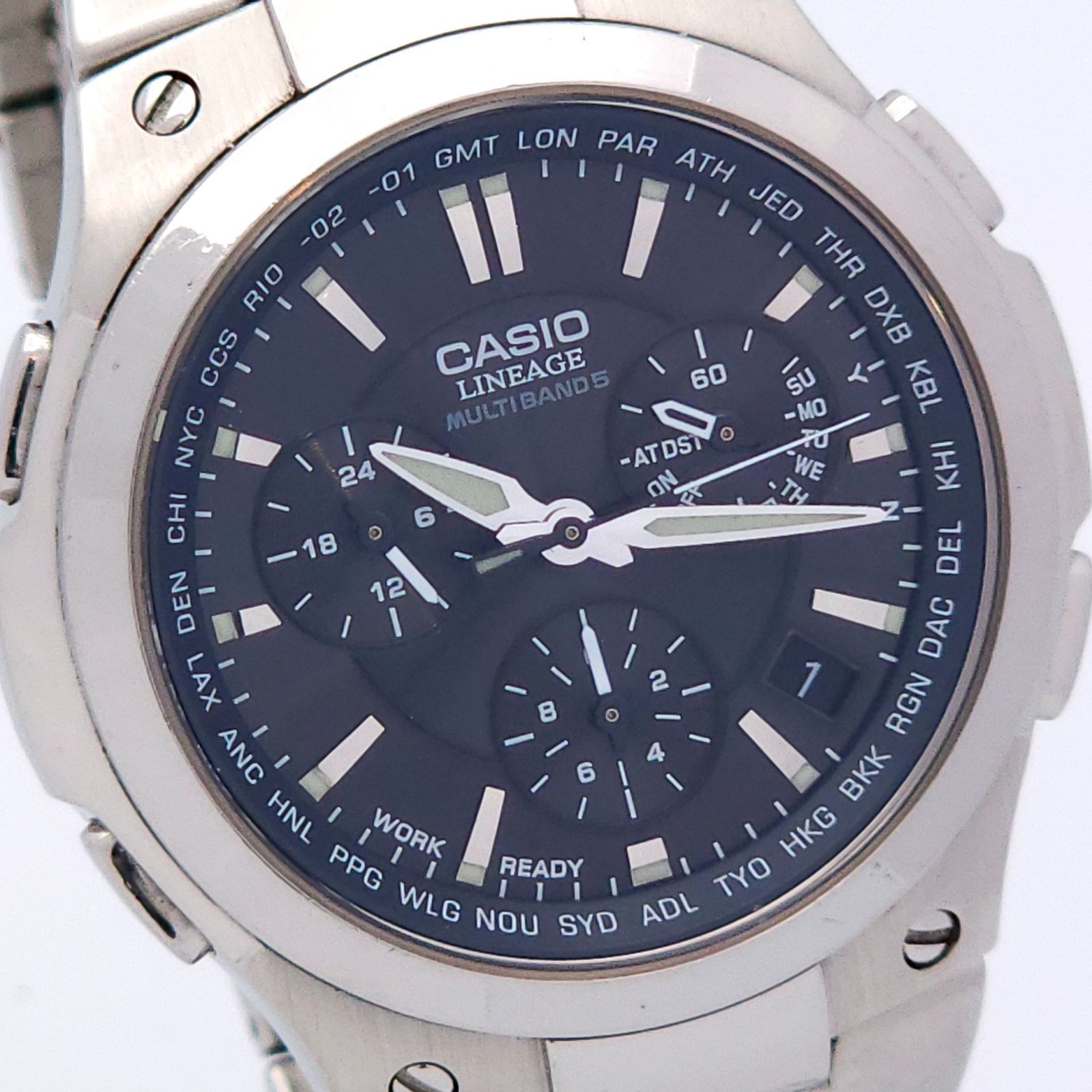 CASIO LINEAGE LIW-M1000 ソーラ―電波腕時計 ☆良品 CASIO カシオ リニエージ LIW-M1000 ソーラー電波 動作品