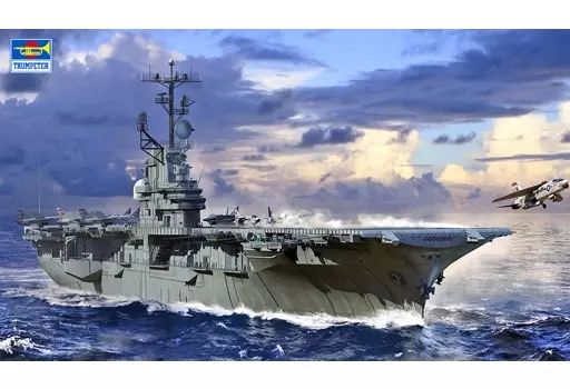 【中古】プラモデル 1/700 アメリカ海軍 航空母艦 CVS-11 イントレピッド [06743]