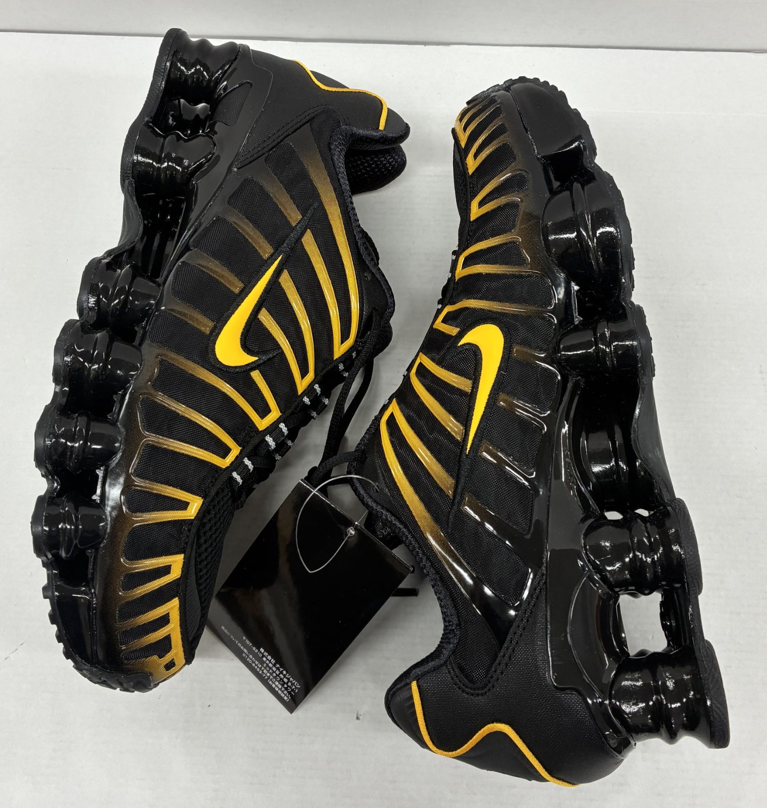 未使用 Nike Shox TL Black University Gold 26.5 AV3595-013 ナイキ 