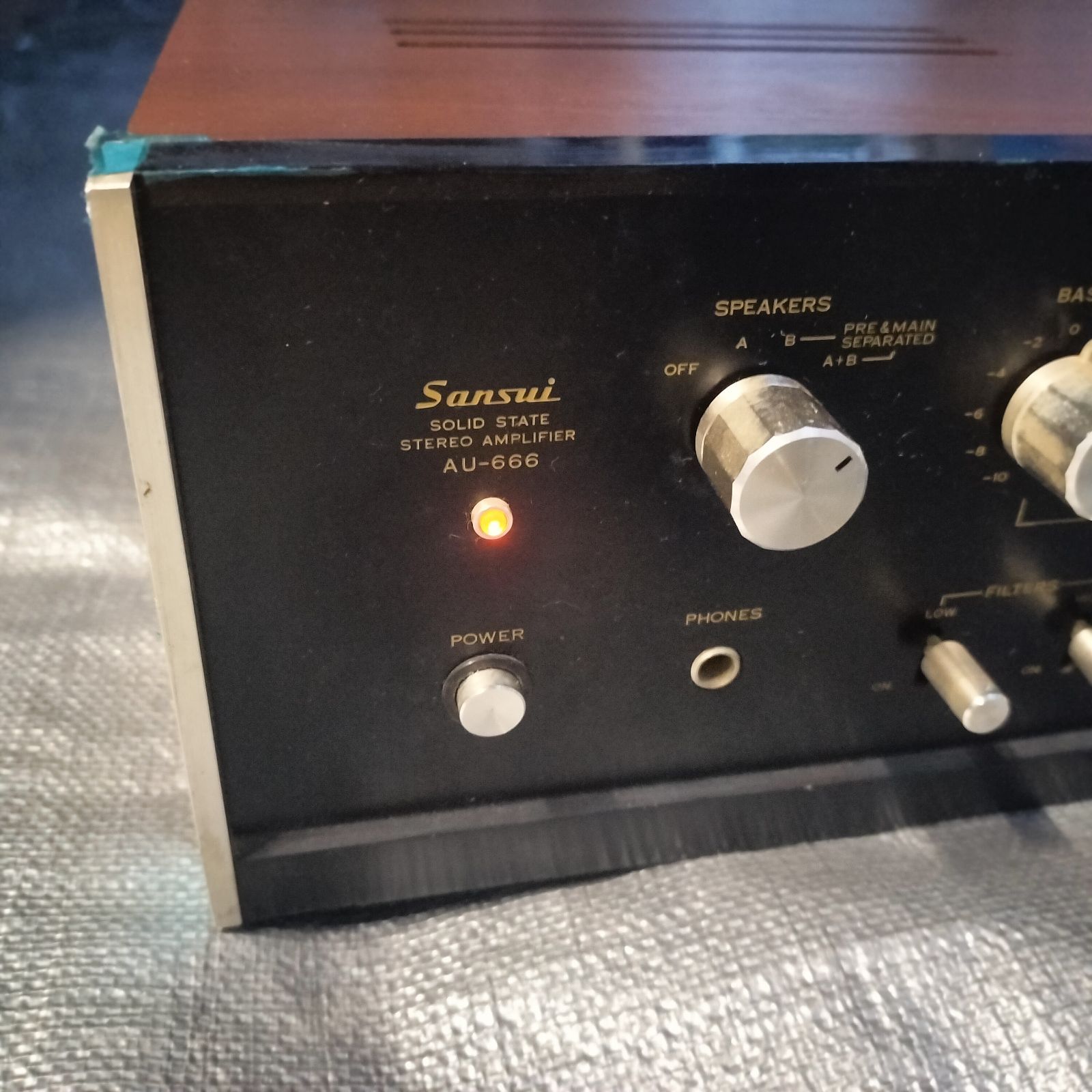 名機・ウッドケース付】 SANSUI サンスイ AU-666 プリメイン アンプ