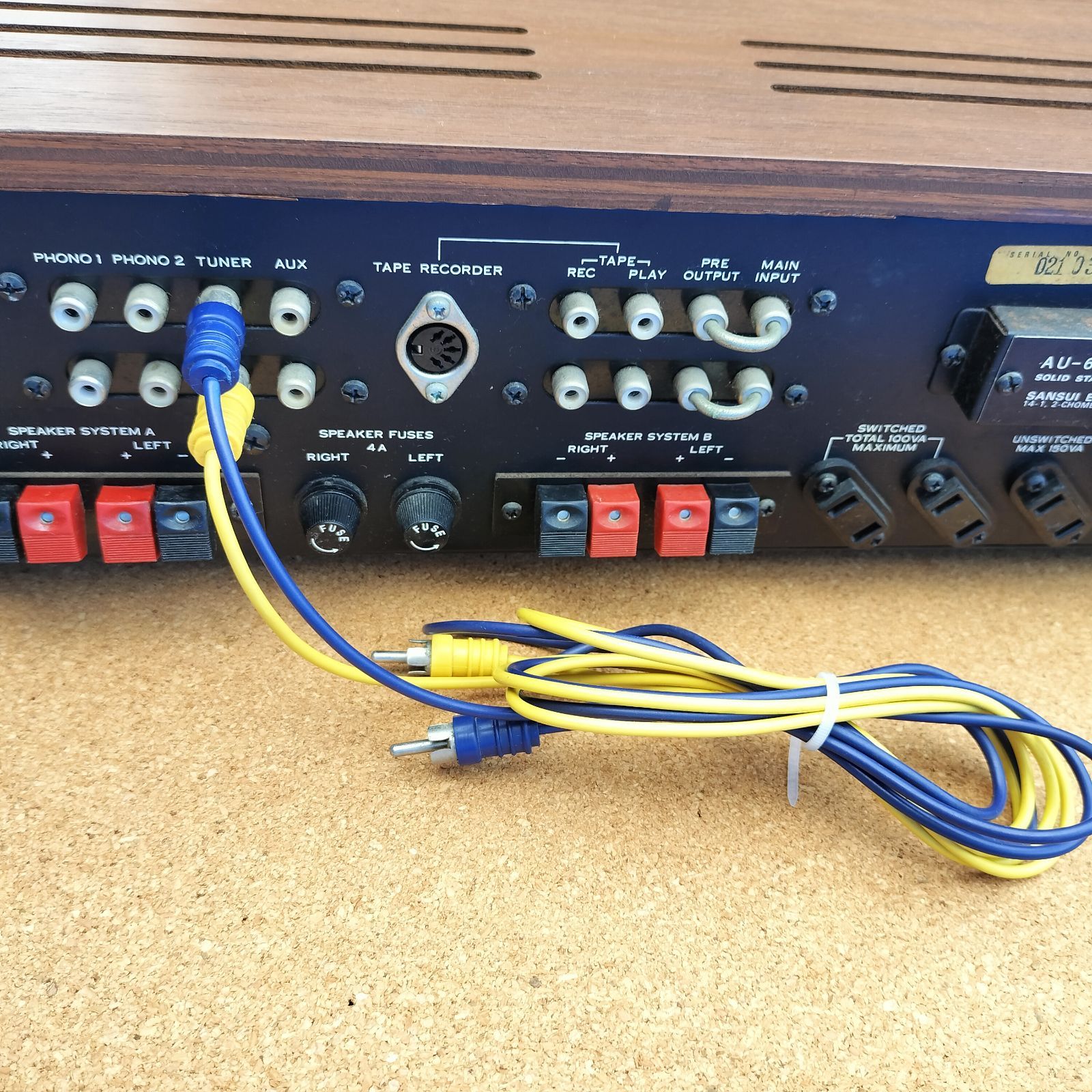 名機・ウッドケース付】 SANSUI サンスイ AU-666 プリメイン アンプ