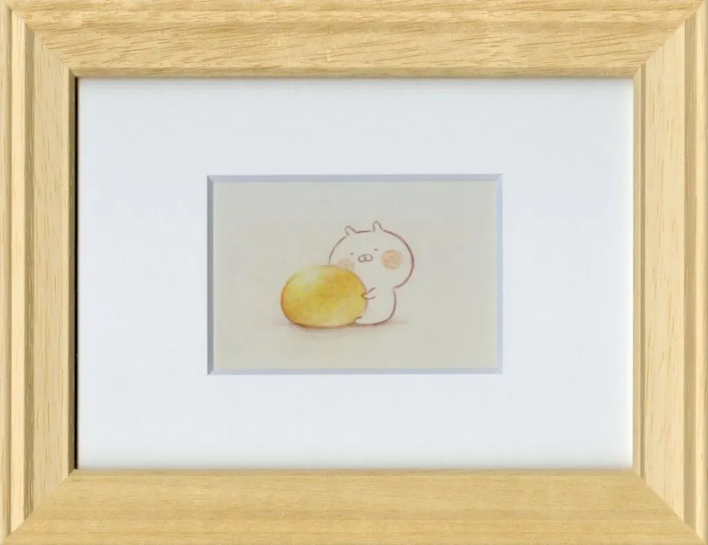 中古】原画イラストボード 付属品付)うさまる 10th anniversary うさま